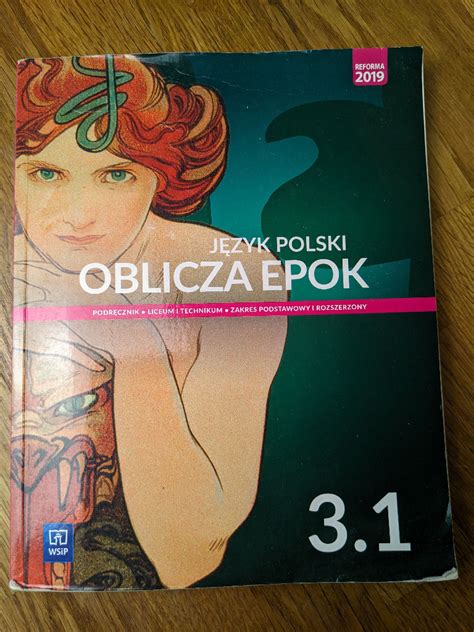 Język polski Oblicza epok podręcznik 3 1 WSiP Lublin Kup teraz na