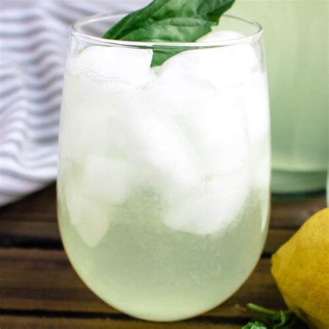 Sparkling Basil Lemonade Sweet Beginnings Blog