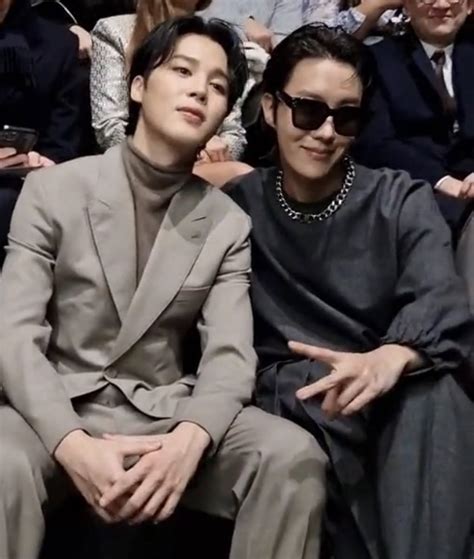 Jimin Y J Hope Fueron Las Estrellas Principales De Dior Winter 2023