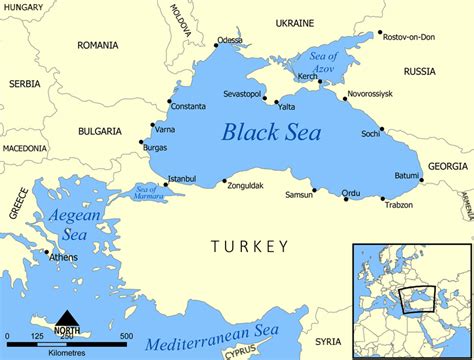 About Black Sea, facts and map - IILSS-International institute for Law ...