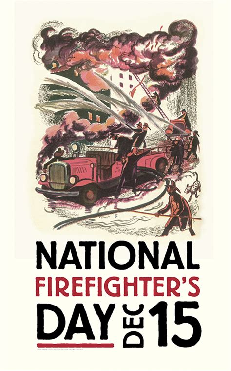 National Firefighter's Day Print - Golf Frames - golframes.com