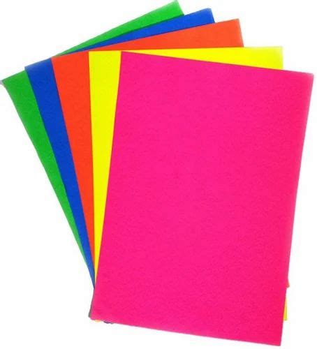 A4 Size Color Paper, For Craft, Roughness: Smooth at best price in ...