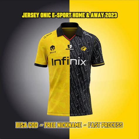 Jual Jersey Onic Esport Player Issue Terbaru Free Nickname Nama