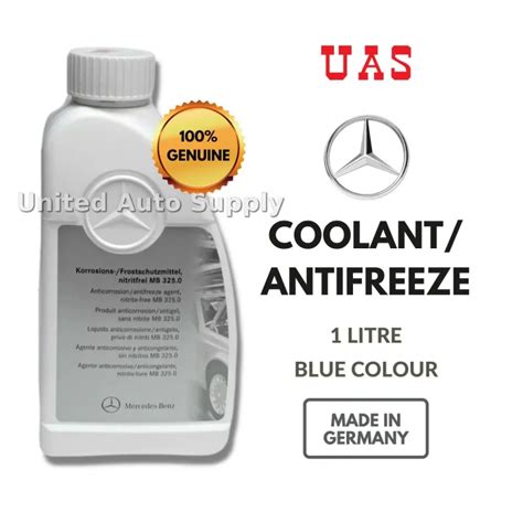 Mercedes Benz Genuine Coolant Antifreeze Litre Blue Lazada