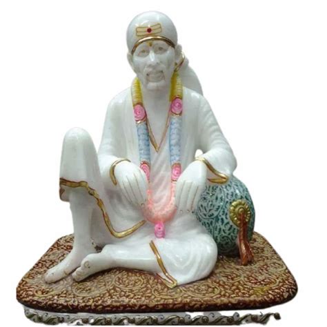 White Hindu Marble Dwarkamai Sai Statue For Temple Home At Rs 55000 In