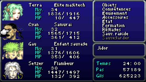 79 Walkthrough FR l Final Fantasy VI l Enchères de Jidor Magilithe