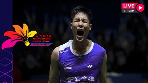 LIVE Chou Tien Chen INA Vs Saran Jamsri THA Hongkong Open 2024 I