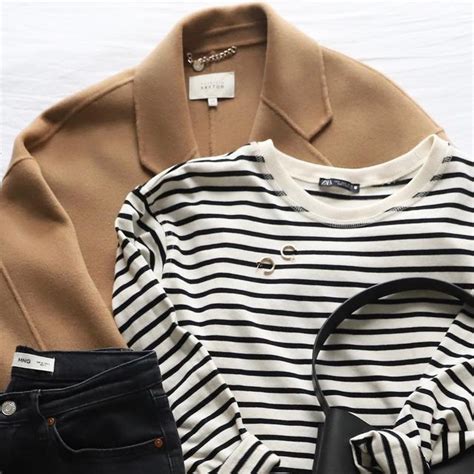 Anna Nowak Krzywańska on Instagram 4 ways to wear a striped blouse