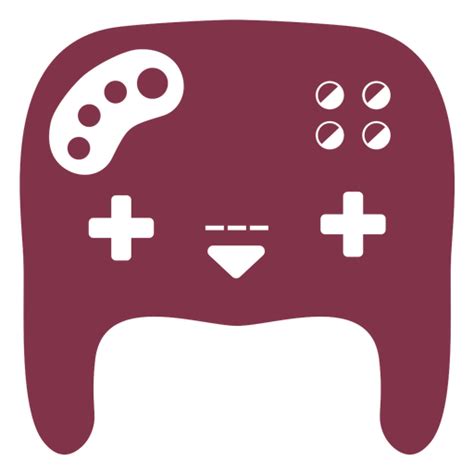 Diseño Png Y Svg De Gran Trazo Lleno De Joystick Para Juegos Para Camisetas