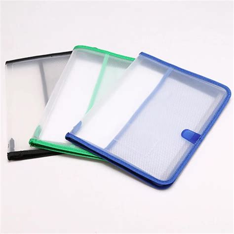 Stationery A2 A3 A4 Zip Lock Folder Document File Plastic Document Bag