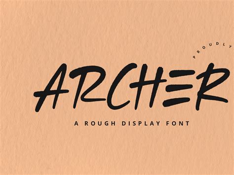 Archer Rough Font By Alpaprana Studio Epicpxls