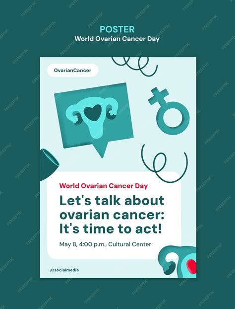 Premium Psd World Ovarian Cancer Day Awareness Template