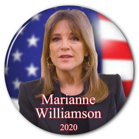 Marianne Williamson 2020 3" campaign button