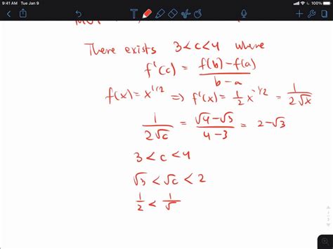 Solved Use Intermediate Value Theorem To Show That The Square Root Of