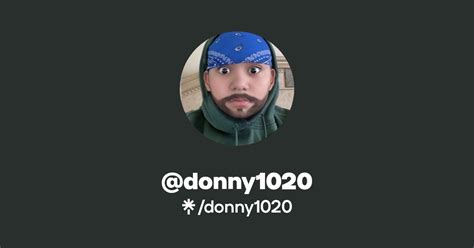 Donny1020 Twitter Instagram Tiktok Twitch Linktree