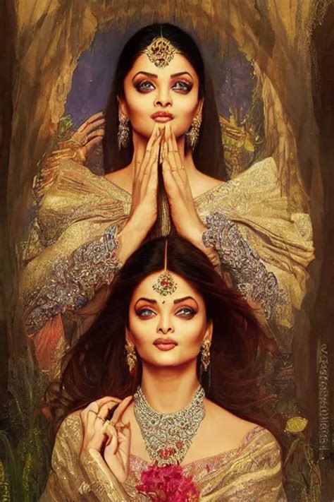 Aishwarya Rai Bachchan Portrait India Fantasy Stable Diffusion