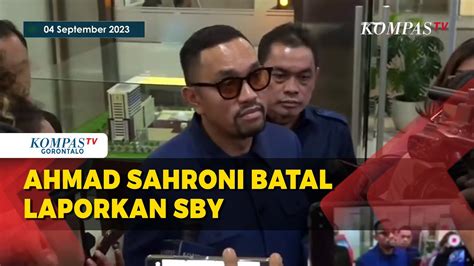 Ini Alasan Politisi NasDem Ahmad Sahroni Batal Laporkan SBY Ke