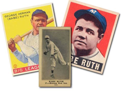 Babe Ruth Baseball Cards