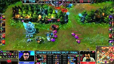 TSM TheOddone Xin Zhao VS C9 Meteos Elise Game 2 Highlights 2014 NA LCS