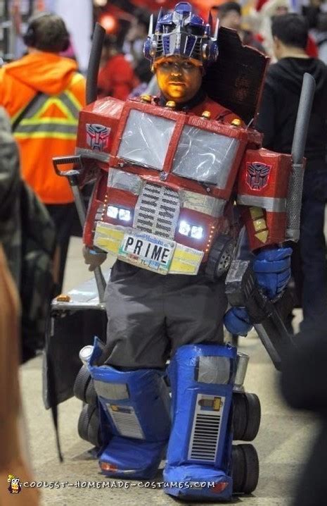 Coolest Diy Optimus Prime Transforming Costume