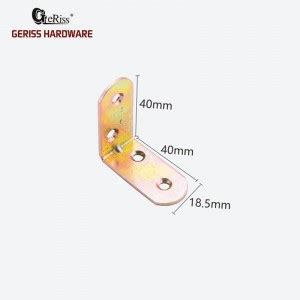 China Right Angle Bracket Support For Cabinet Corner Manufacture And