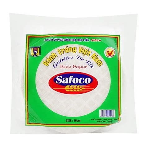 Bánh đa nem Safoco 300g (xanh to)