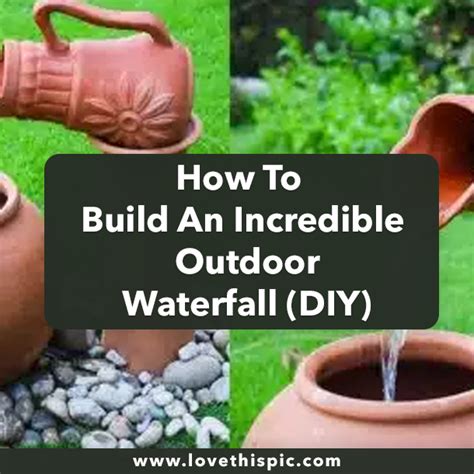 How To Build An Incredible Outdoor Waterfall (DIY)