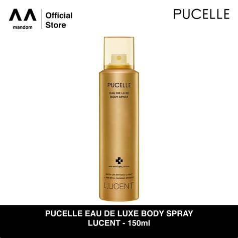 Jual Pucelle Eau De Luxe Body Spray Lucent Ml Shopee Indonesia