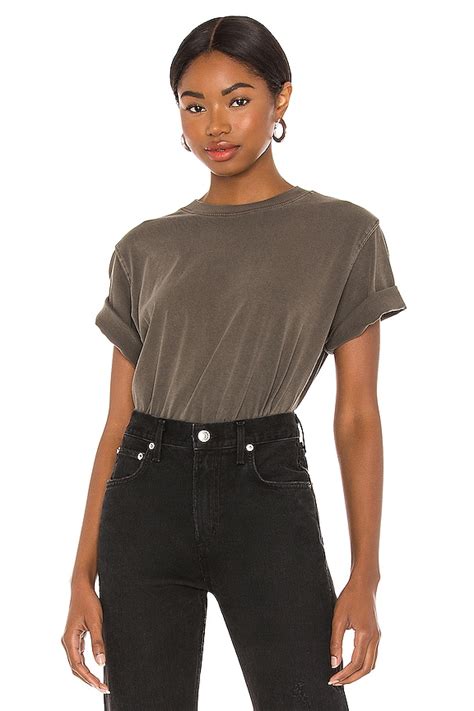 Richer Poorer Relaxed Crop Tee In Bitter Brown REVOLVE