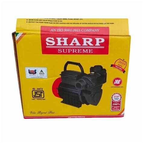 Sharp Supreme Hp Self Priming Monoblock Pump At Rs Box Self