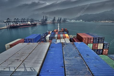 Yangshan Port, China - Stock Image - C014/7382 - Science Photo Library