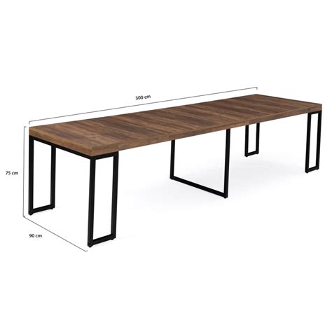 Table Industrielle Extensible Personnes Bois Fonc Toronto Id Market