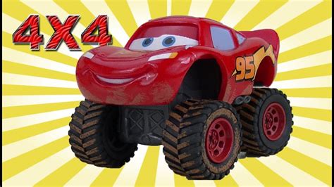 Cars 2 Lightning Mcqueen Toys Mini Adventures 4x4 Lightning Mcqueen