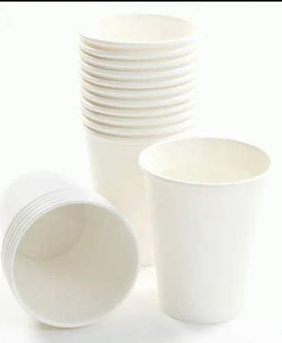 White Printed Biodegradable Paper Cup Raw Materials At Rs