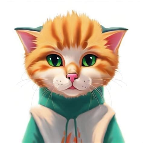 Premium AI Image | Cute cat realistic wallpaper