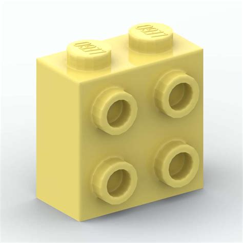 LEGO Brique Modifiée 1 x 2 x 1 2 3 avec Tenons sur la Face Avant