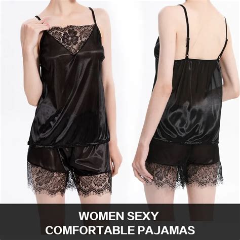 Lace Pajama Sets Women Pijama Mujer Strap Sleeveless Sexy Sleepwear Short Lingerie Set Female