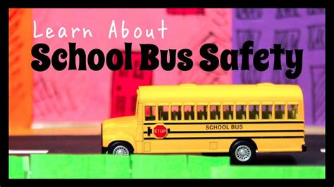 School Bus Safety Psa Animated Youtube