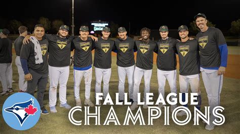 Toronto Blue Jays Prospects Win Arizona Fall League Championship Youtube