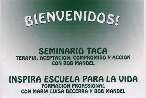 Seminario Taca Barcelona Renacimiento Amor Y Vida