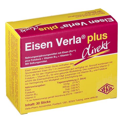 Eisen Verla Plus Direkt 30 St Shop Apotheke