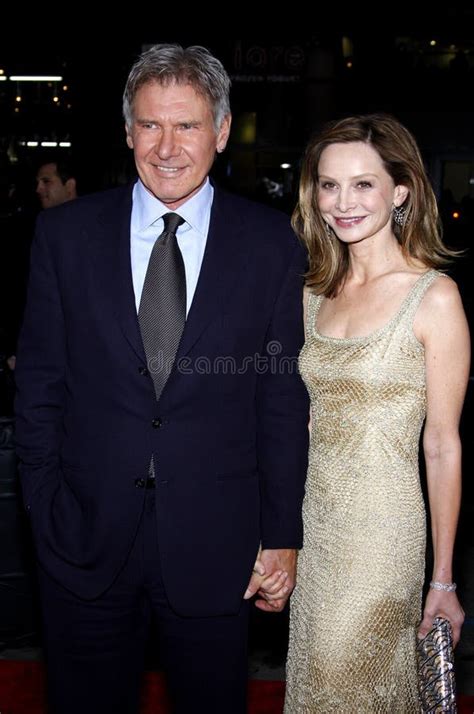 Calista Flockhart and Harrison Ford Editorial Stock Photo - Image of ...