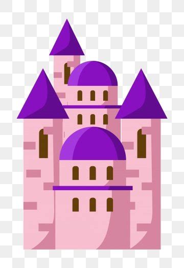 Pink Castle Png Vector Psd And Clipart With Transparent Background