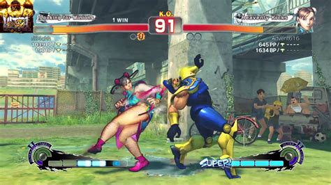 Ultra Street Fighter Iv Chun Li Vs M Bison Match 18 Youtube