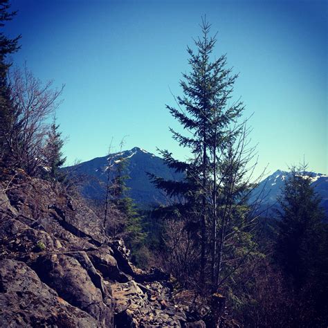 The great Pacific Northwest. North Bend, Washington. View while hiking ...