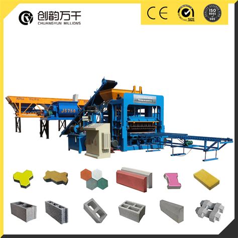 Qt Full Automatic Hydraulic Concrete Hollow Brick Making Machine