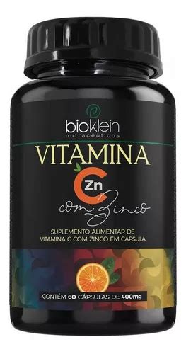 Vitamina C Zinc 60 cápsulas Bioklein MercadoLibre