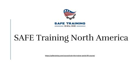 Ppt Train The Trainer Aerial Lift Course Safetraining