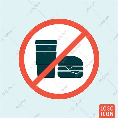 Eat Drink Vector Png Images No Eating Or Drinking Icon Vector Stop