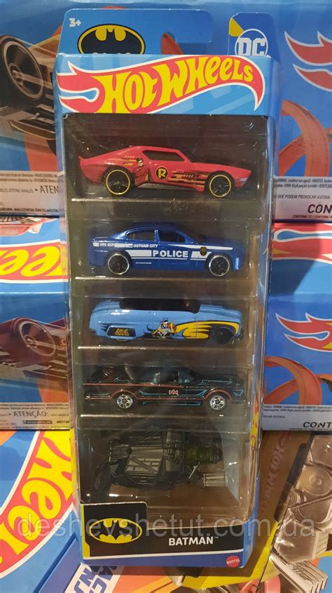 Hot Wheels Car Pack Batman Hly Mattel